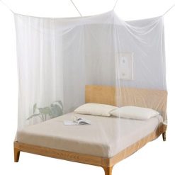 Deryan Luksusowa Moskitiera - 2 Osoby - Kwadratowa - Zestaw + Torba - Biała. Białe torby podróżne damskie DERYAN, bez wzorów, duże. Za 129.99 zł.