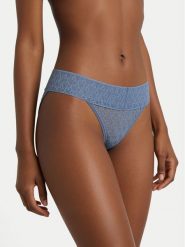 Calvin Klein Underwear Figi klasyczne LV00QD5283 Niebieski. Niebieskie majtki damskie Calvin Klein Underwear, z bawełny. Za 79.99 zł.