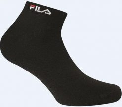 Fila Skarpety Bamboo 3-pack Unisex Czarny 43-46. Czarne skarpetki damskie Fila, bez wzorów, z elastanu. Za 122.99 zł.