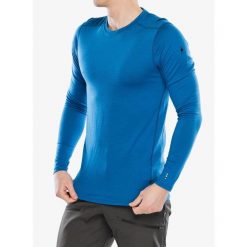 Bluza termoaktywna męska Smartwool Classic Merino Base Layer LS Boxed. Niebieskie bluzy męskie Smartwool, na zimę, m, bez wzorów, sportowe, bez ramiączek, bez kaptura. Za 335.99 zł.