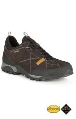 Buty trekkingowe AKU Nativa GTX z VIBRAM I GORE-TEX. Brązowe trekkingi męskie Aku, na lato, z gore-texu, bez zapięcia. Za 519.00 zł.