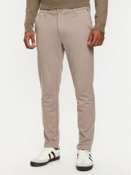 Only & Sons Chinosy 22010209 Khaki Regular Fit. Brązowe eleganckie spodnie męskie Only & Sons, bez wzorów, z syntetyku. Za 109.99 zł.