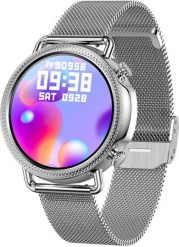 Smartwatch Rubicon RNBE74 Srebrny (RNBE74SSIBX). Szare zegarki smartwatch Rubicon, bez wzorów. Za 159.00 zł.