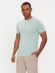 Guess Sweter M4GR05 Z3DN1 Błękitny Regular Fit. Niebieskie swetry męskie Guess, m, z aplikacjami, z bawełny, bez kołnierzyka, bez ramiączek. Za 239.99 zł.