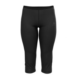 Spodnie techniczne 3/4 damskie Odlo Bottom ACTIVE F-DRY Light ECO. Czarne bielizna sportowa damska ODLO, xs, bez wzorów. W wyprzedaży za 105.00 zł.