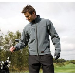 Męska Kurtka Softshell Premium 3warstwowa Performance (wodoodporna,. Zielone kurtki sportowe męskie RESULT, l, z aplikacjami, z elastanu, bez kaptura, trekkingowe. Za 184.99 zł.