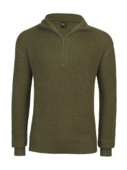 Sweter Brandit Troyer 5019-1. Zielone swetry nierozpinane damskie Brandit, m, bez wzorów, z dzianiny, eleganckie, bez kołnierzyka, bez ramiączek. Za 141.60 zł.