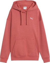 Puma Bluza damska Puma ESS Relaxed Hoodie FL czerwona 684976 60 L. Czerwone bluzy damskie Puma, l, bez wzorów, bez ramiączek, bez kaptura. Za 158.07 zł.