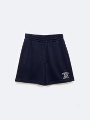 Szorty damskie dresowe granatowe Miraya 403. Niebieskie szorty damskie BIG STAR, bez wzorów, z bawełny, eleganckie. Za 119.99 zł.
