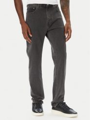HUGO Jeansy Ash 50572790 Szary ciemny Slim Fit. Szare jeansy męskie Hugo, z bawełny. Za 399.99 zł.