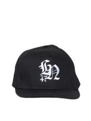 Czapka z bawełnianego twillu. Czarne czapki damskie LEONE 1947 APPAREL, bez wzorów, z bawełny, sportowe. Za 63.11 zł.