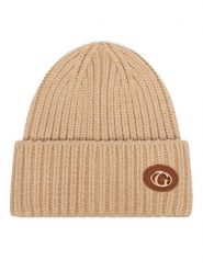 Guess Czapka AW5638 POL01 Beżowy. Brązowe czapki damskie Guess, na zimę, z aplikacjami, z wiskozy. Za 154.99 zł.