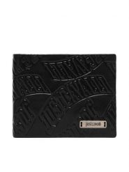 Just Cavalli Portfel 81QA5PW4 ZP412 Czarny. Czarne portfele męskie Just Cavalli, bez wzorów, ze skóry. Za 274.99 zł.
