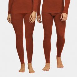 Spodnie legginsy termoaktywne unisex Alpinus Merino Aoraki. Brązowe legginsy damskie Alpinus, bez wzorów. Za 199.00 zł.