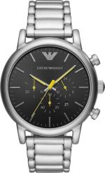 Zegarek Emporio Armani Męski Zegarek ARMANI model AR11324 (46MM) NoSize. Zegarki męskie Emporio Armani, bez wzorów. Za 524.83 zł.