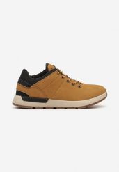 Brązowe Buty Sportowe z Ozdobnymi Przeszyciami Zailuna. Brązowe buty sportowe męskie Born2be, z aplikacjami, bez zapięcia. Za 169.99 zł.