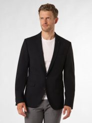 Finshley & Harding London kurtka modułowa - Brixdon-Athletic Mężczyźni Comfort Fit Sztuczne włókno niebieski, 50. Niebieskie kurtki męskie Finshley & Harding London, m, bez wzorów, z włókna, eleganckie, bez kaptura. Za 999.95 zł.