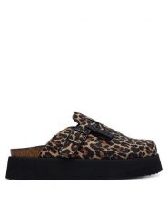 D.Franklin Klapki DFSH414006 Brązowy. Brązowe klapki damskie D.Franklin, bez wzorów, z materiału, bez obcasa, bez zapięcia. Za 509.99 zł.