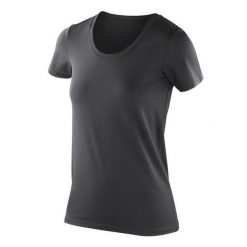 Koszulka Damska Impact Softex. Czarne bluzki damskie SPIRO, xs, bez wzorów, sportowe, bez kołnierzyka, bez ramiączek. Za 65.99 zł.