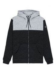 Quiksilver Bluza Keller Block Zip EQYFT05122 Szary Regular Fit. Szare bluzy męskie Quiksilver, m, bez wzorów, z syntetyku, bez ramiączek, bez kaptura. Za 329.99 zł.