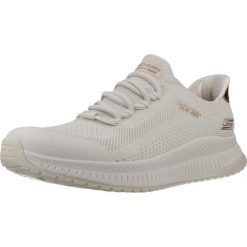 Buty SKECHERS SLIP-INS BOBS SQUAD 4 DIRE STEP Biały. Białe obuwie sportowe damskie Skechers, bez wzorów, bez zapięcia, trekkingowe, Skechers Sport. Za 314.99 zł.