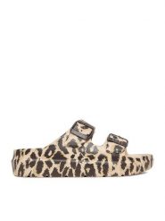 Roxy Klapki CEOWB-835120 Beżowy. Brązowe klapki damskie Roxy, bez wzorów, z syntetyku, bez obcasa, bez zapięcia. Za 99.99 zł.