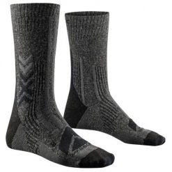 Skarpetki X-Socks Perform Merino Crew. Czarne skarpetki damskie X BIONIC, bez wzorów, z materiału. Za 160.35 zł.