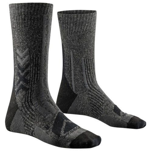 Skarpetki X-Socks Perform Merino Crew. Czarne skarpetki damskie X BIONIC, bez wzorów, z materiału. Za 159.60 zł.