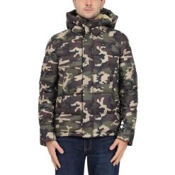 Kurtka BLAUER GIUBBINI CORTI IMBOTTI Zielony. Zielone kurtki męskie Blauer, bez wzorów, z tkaniny, bez kaptura. Za 852.99 zł.