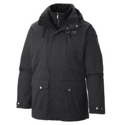 Kurtka trekkingowa męska Columbia Horizons Pine Interchange 3w1. Czarne kurtki męskie Columbia, na zimę, m, bez wzorów, z poliesteru, bez kaptura. Za 821.70 zł.