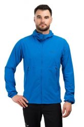 Kurtka softshell męska Borealis Hoody. Niebieskie kurtki męskie RAB, m, bez wzorów, z materiału, z kapturem. Za 539.99 zł.