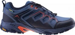 Buty trekkingowe męskie Elbrus Męskie buty Elbrus EUREN LOW WP V M000215598 dress blues/tangerine tango rozmiar 43. Czerwone trekkingi męskie ELBRUS, bez zapięcia. Za 404.69 zł.