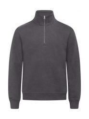 Clique Miami Half Zip półrozpinana bluza z bawełną i recyklingiem – Metal Grey. Szare bluzy damskie CLIQUE, xl, bez wzorów, z bawełny, bez ramiączek, bez kaptura. Za 189.24 zł.