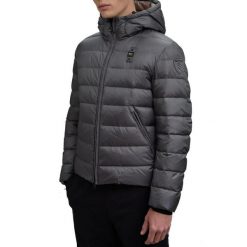 Kurtka BLAUER ACTON Szary. Szare kurtki męskie Blauer, bez wzorów, z tkaniny, bez kaptura. Za 1,683.64 zł.