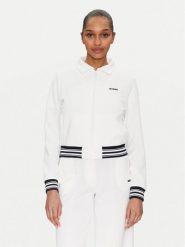 Guess Bluza V5GQ03 KCYF2 Biały Regular Fit. Białe bluzy damskie Guess, s, z aplikacjami, z syntetyku, bez ramiączek, bez kaptura. Za 249.99 zł.