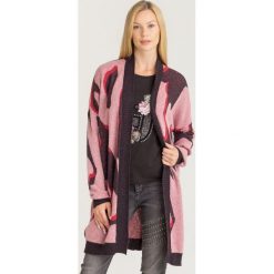 SWETER LIU JO. Czerwone kardigany damskie Liu Jo, m, z aplikacjami, z materiału, bez kołnierzyka. Za 899.00 zł.