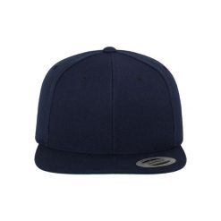 Klasyczna Czapka Snapback Dla Dorosłych Unisex. Niebieskie czapki damskie FLEXFIT, bez wzorów, klasyczne. Za 61.99 zł.