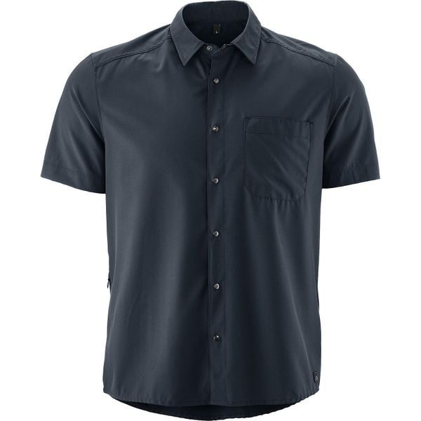 Koszula Gonso Adventure. Czarne koszule męskie Gonso, l, bez wzorów, z materiału, eleganckie, bez kołnierzyka, bez ramiączek. Za 410.00 zł.