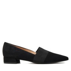 Baleriny HÖGL. Czarne balerinki damskie HÖGL, bez wzorów, bez obcasa, bez zapięcia. Za 439.99 zł.