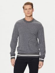 Guess Sweter M5RQ12 KCLK2 Granatowy Regular Fit. Niebieskie swetry męskie Guess, m, z aplikacjami, z syntetyku, bez kołnierzyka, bez ramiączek. Za 219.99 zł.