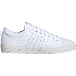 Adidas Originals Nizza Tenisówki Biały. Białe trampki męskie adidas Originals, bez wzorów, z materiału, bez zapięcia. Za 309.95 zł.