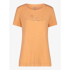 Koszulka z nadrukiem damska CMP Soraka T-Shirt. Brązowe koszulki sportowe damskie CMP, bez wzorów, bez ramiączek. Za 151.99 zł.