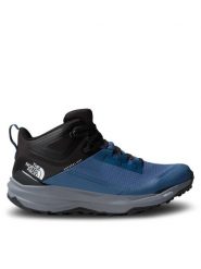 The North Face Trekkingi Vectiv Exploris 2 Mid NF0A7W6AMG71 Niebieski. Niebieskie botki męskie The North Face, bez wzorów, ze skóry, bez obcasa, bez zapięcia. Za 619.99 zł.