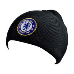 Czapka zimowa Chelsea Londyn - licencjonowana. Czarne czapki damskie CHELSEA, na zimę, bez wzorów, sportowe. Za 97.99 zł.