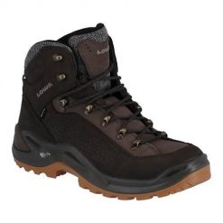 Buty trekkingowe męskie Lowa Renegade Warm Mid Gtx. Brązowe trekkingi męskie Lowa, na zimę, z materiału, za kostkę, bez zapięcia. Za 1,067.35 zł.