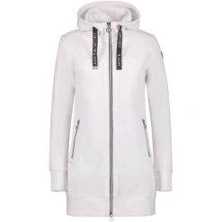 Sweter Damski Luhta Ihanne. Białe swetry nierozpinane damskie Luhta, bez wzorów, bez kołnierzyka, bez ramiączek. Za 539.00 zł.