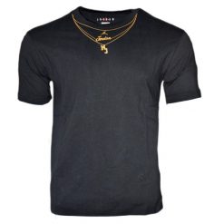 Koszulka Jordan Heritage Chain T-shirt Wmns Core Black. Czarne bluzki damskie Jordan, s, bez wzorów, sportowe, bez kołnierzyka, bez ramiączek. Za 72.00 zł.