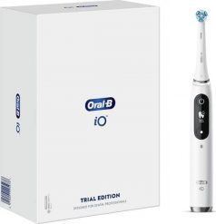 Szczoteczka Oral-B iO Series 9 Trial Edition White Alabaster WHITEBOX (dla stomatologów). Białe szczoteczki elektryczne Oral-B. Za 627.23 zł.