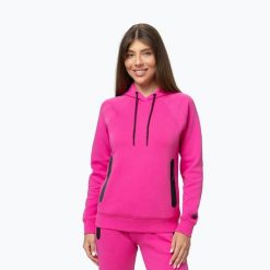 Bluza damska Pitbull Explory Hooded. Czerwone bluzy damskie PITBULL, m, bez wzorów, z bawełny, eleganckie, bez ramiączek, bez kaptura. Za 159.99 zł.