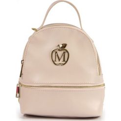 Plecak damski Manzana M76 pudrowy róż. Czerwone plecaki damskie Manzana, bez wzorów. Za 83.99 zł.